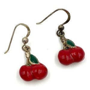 Anthropologie Cherry drop earrings